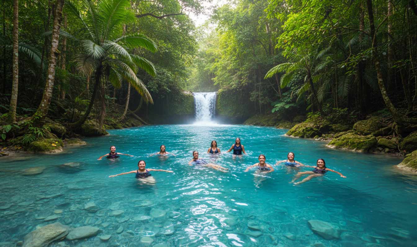 Free Swimming in Rio Celeste